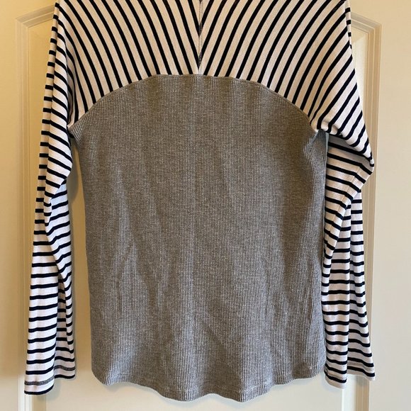 Splendid Striped Sleeve Thermal Baseball Shirt - Picture 8 of 8